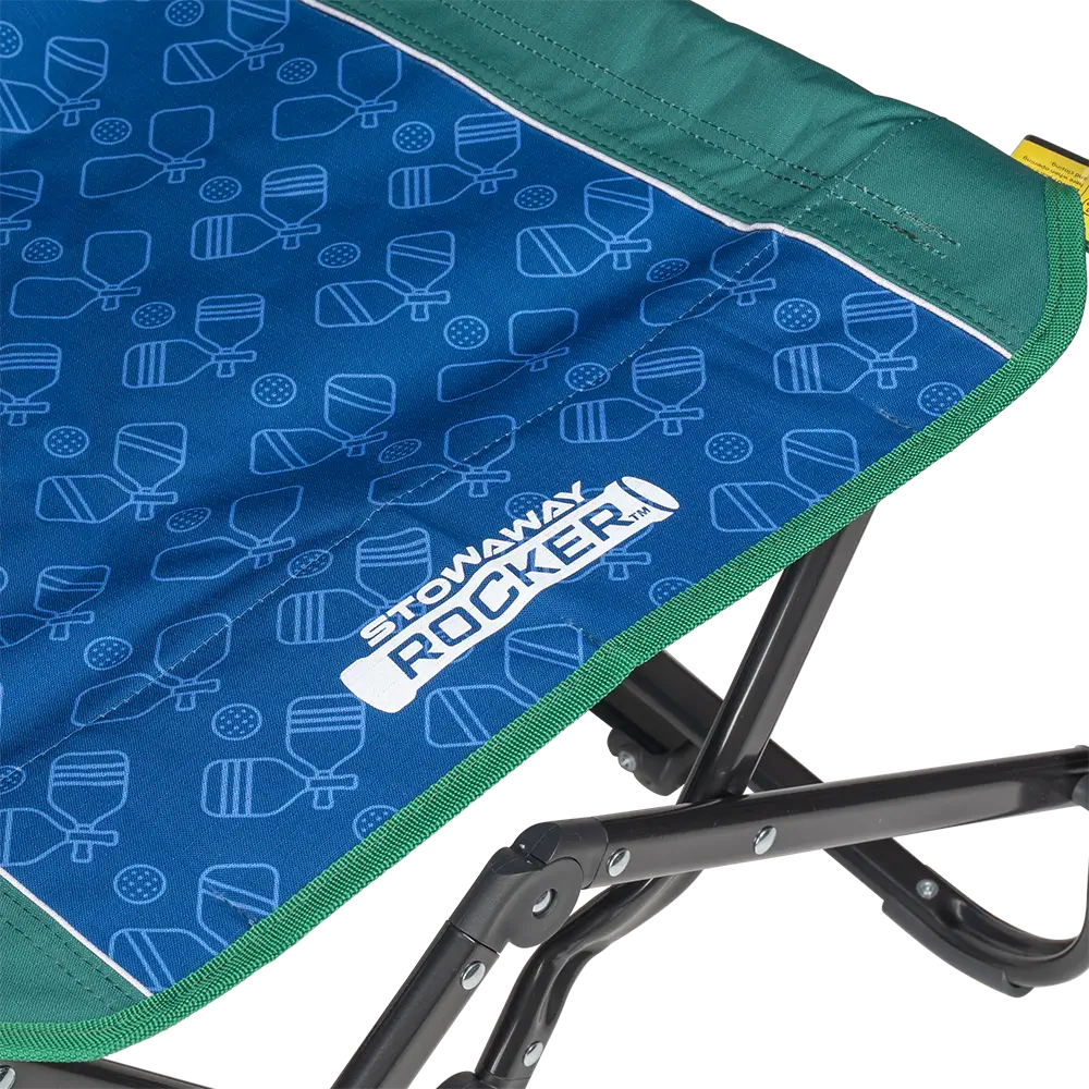Infinity comfort edge on pickleball stowaway rocker.