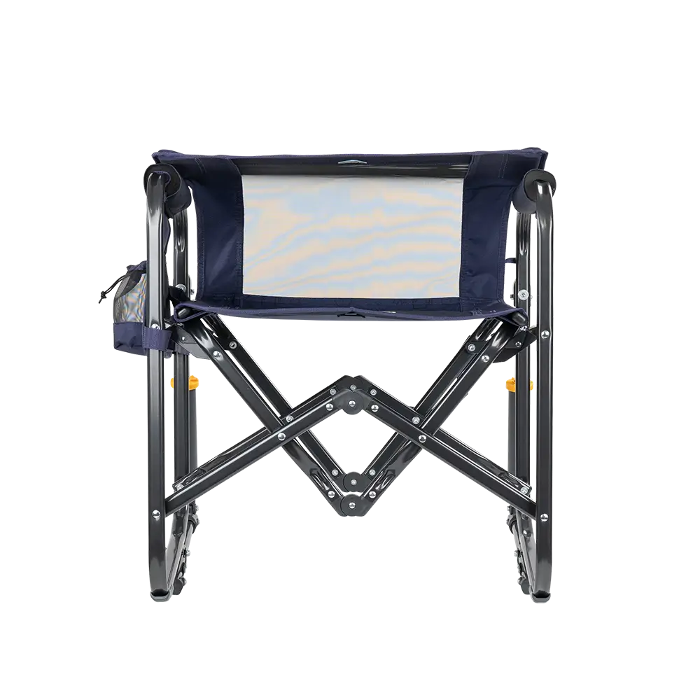 Folded backrest of tailgater stowaway rocker. 