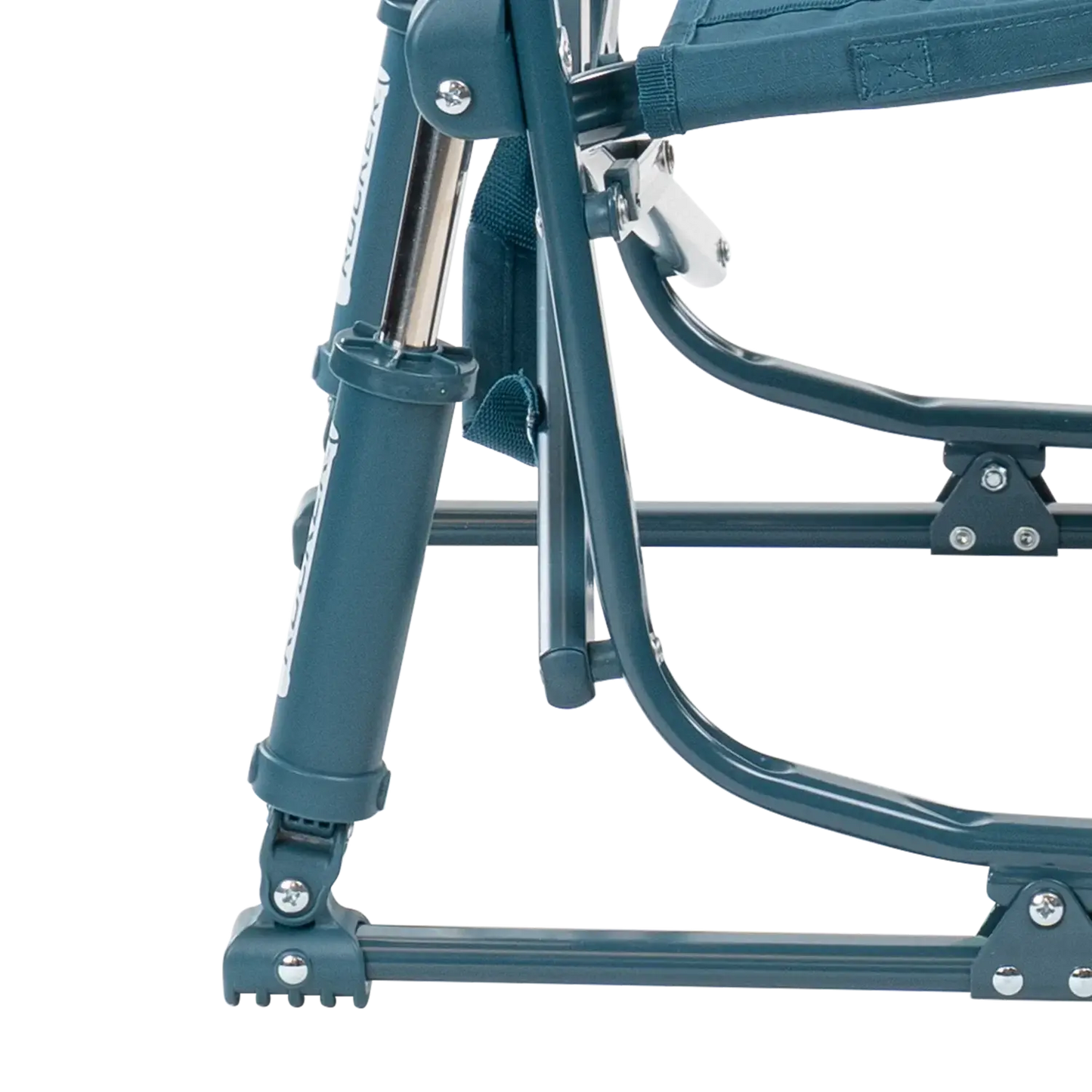 Grab & Go Rocker, Teal, Shock Side Angle
