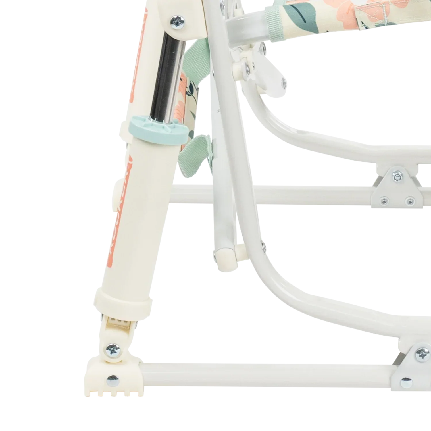 Grab & Go Rocker, Floral Bouquet, Shock Side Angle
