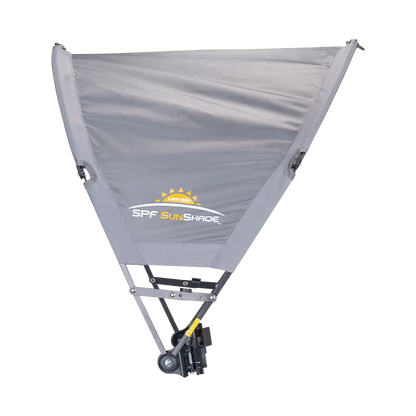 Side angle of the mercury sunshade accessory. 