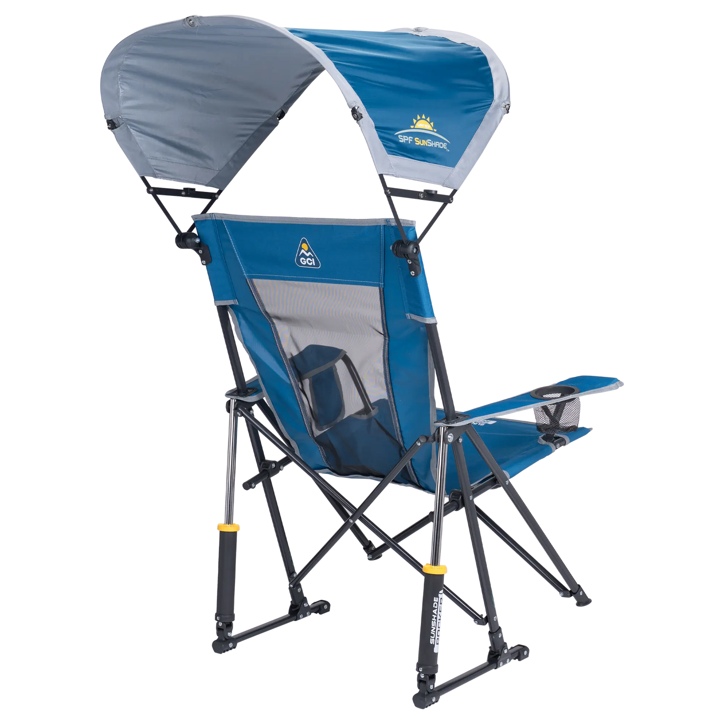 SunShade Rocker, Neptune Blue, Back Right