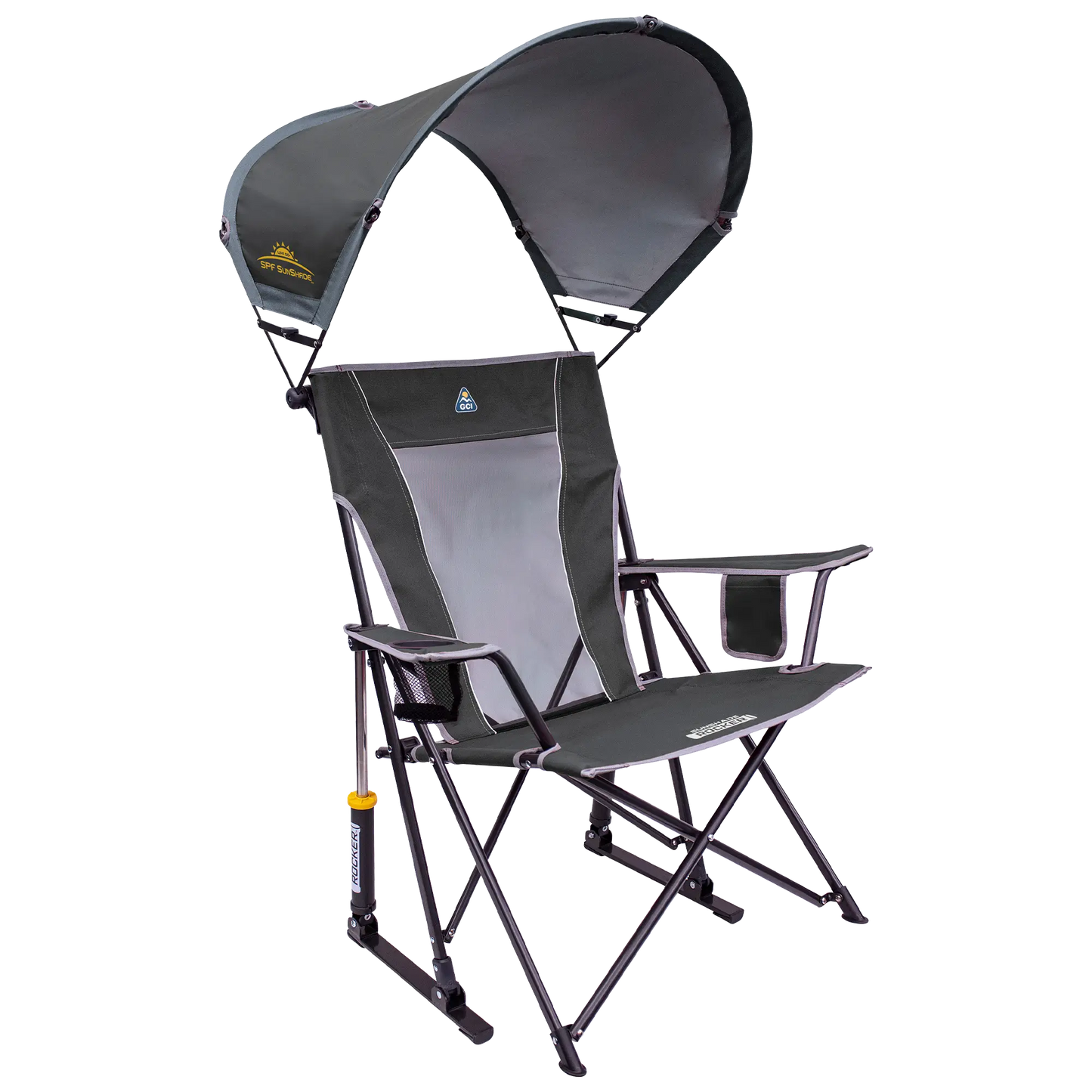 SunShade Rocker, Pewter, Front