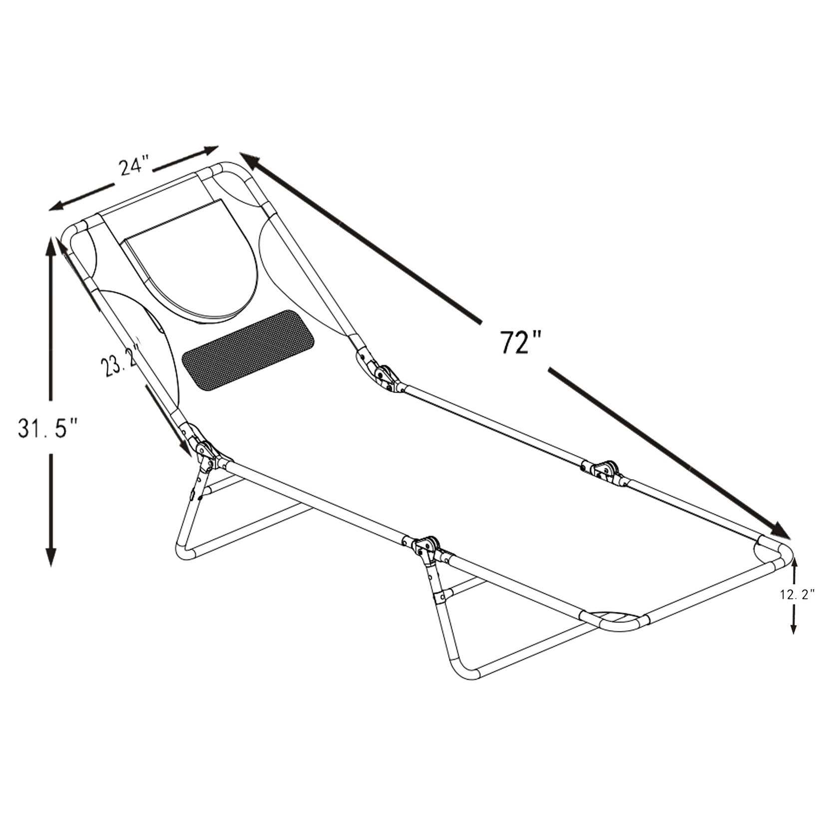 The Deluxe Chaise Lounge - Ostrich Products | Ostrich Chairs